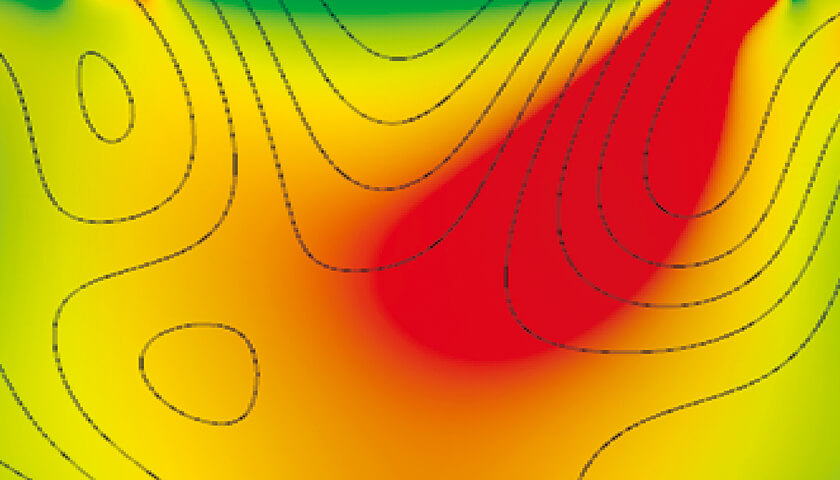 応力をシミュレーションした形状でコンクリート数量を1割減