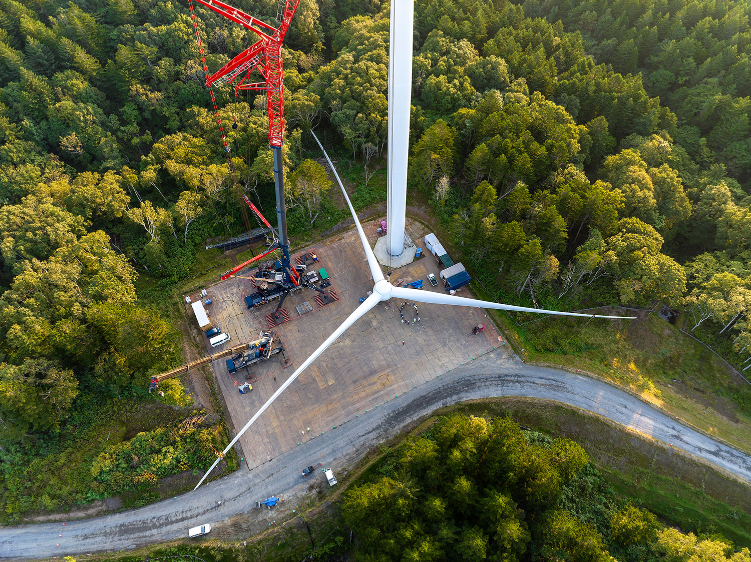 【第23回】芦川ウインドファーム建設工事 Photo Gallery「the 現場」 清水建設