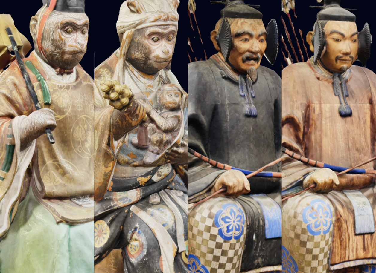 Statues 3D View Preview