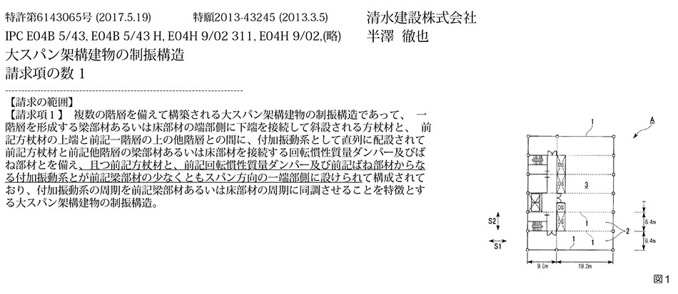 A-71.大梁の振動を抑制し居室の居住性を確保するための大スパン架構建物向けの制振構造