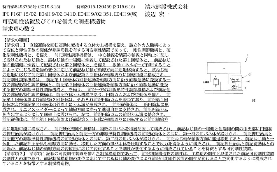 A-81.振動エネルギーの入力による共振現象を効果的に回避可能