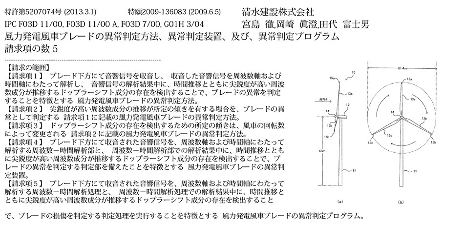 B-18_風力発電風車において風を受けて回転するブレードの異常判定方法、異常判定装置、並びに異常判定プログラム
