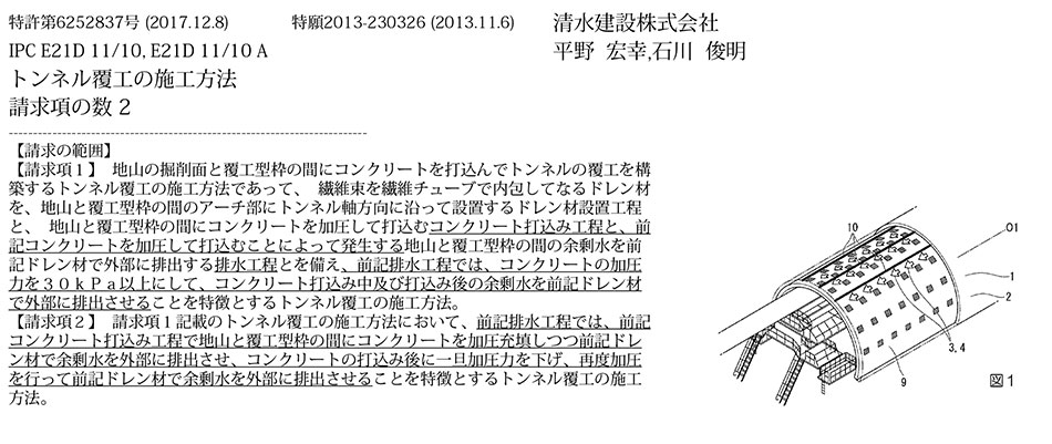 B-60.確実に覆工背面の空洞形成を防止し、耐久性に優れたトンネル覆工を構築する施工方法