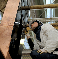 社寺建築の豊富な経験とノウハウが生かされた