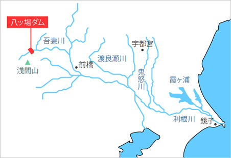 八ッ場ダム地図