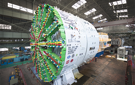 外径16.1mの日本最大のシールドマシン