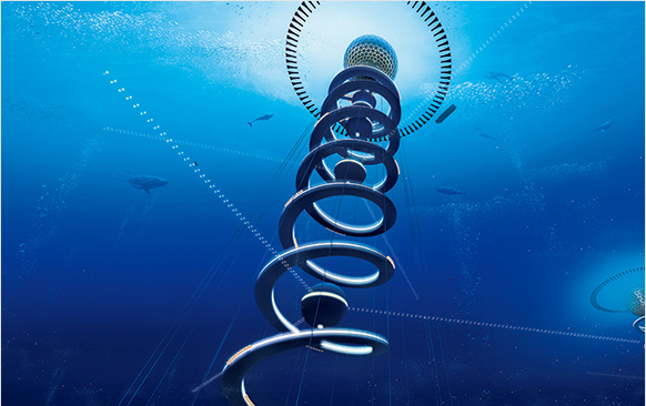 OCEAN SPIRAL, Deep Sea Future City Concept