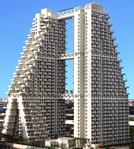 The Sky Habitat Condominium, a popular topic due to its complex design