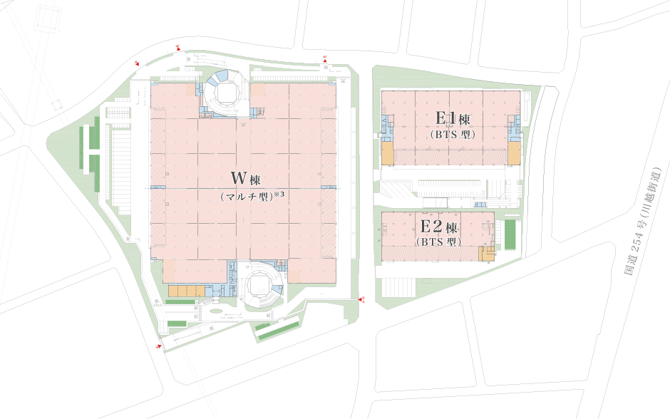 エスロジ新座配置図