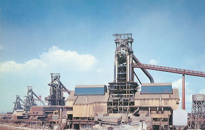 日本鋼管福山製鉄所（現JFEスチール西日本製鉄所福山地区）第3熔鉱炉基礎