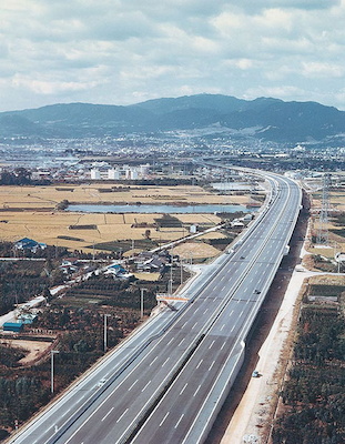Chugoku Expressway Kawanishi West Construction Zone