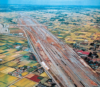 Musashino Switchyard Construction Zone No. 4