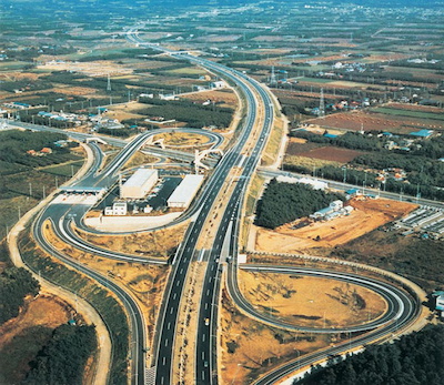 Higashi-Kanto Expressway Chiba Narita Route Chiba Higashi Construction Zone