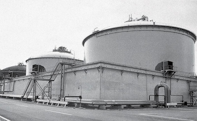 知多LNG事業所LNG地上式タンク基礎・防液堤