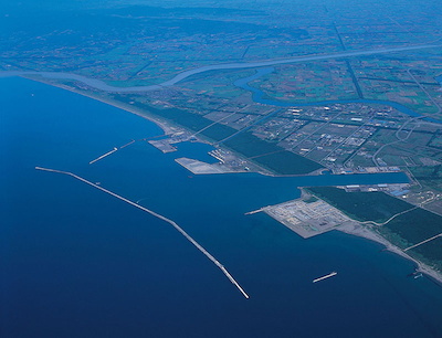 Ishikari New Bay Port Breakwater and Interior Wharf