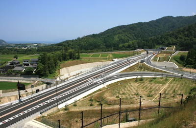 舞鶴若狭自動車道若狭三方インターチェンジ工事