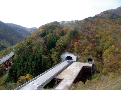 Tohoku-Chuo Expressway, Kuriko Tunnel (Fukushima side) construction