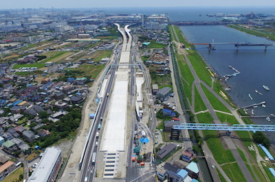 Phase 6 construction, Kouya Interchange improvement