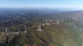 JRE折爪岳南第一風力発電所
