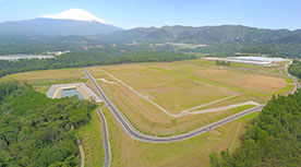 Construction of Ueno Industrial Park in Oyama Town