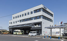 神奈川中央交通　大和営業所　事務所棟